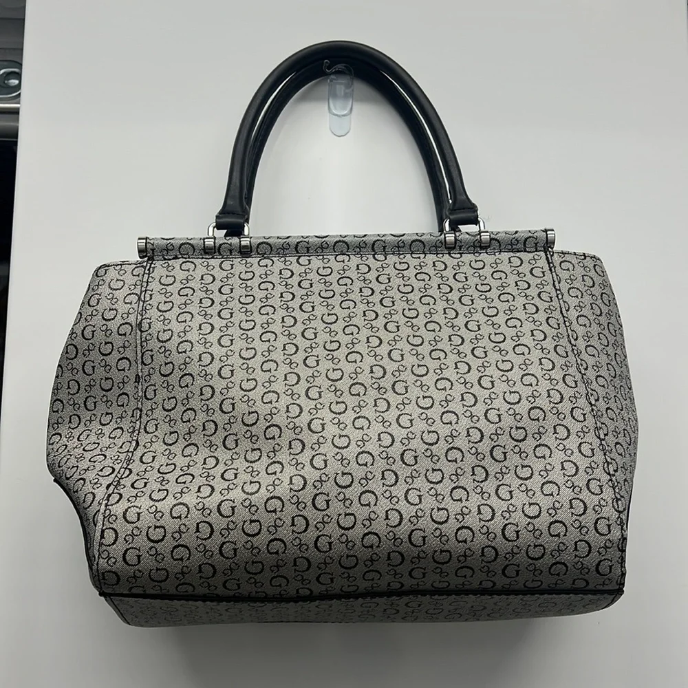 Guess Black and Gray Women's Handbag